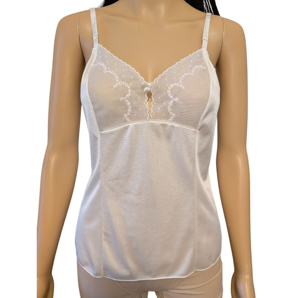 Vintage Vanity Fair White Camisole Size 34